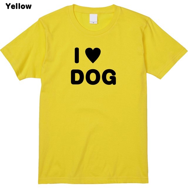 I LOVE DOGロゴTシャツ