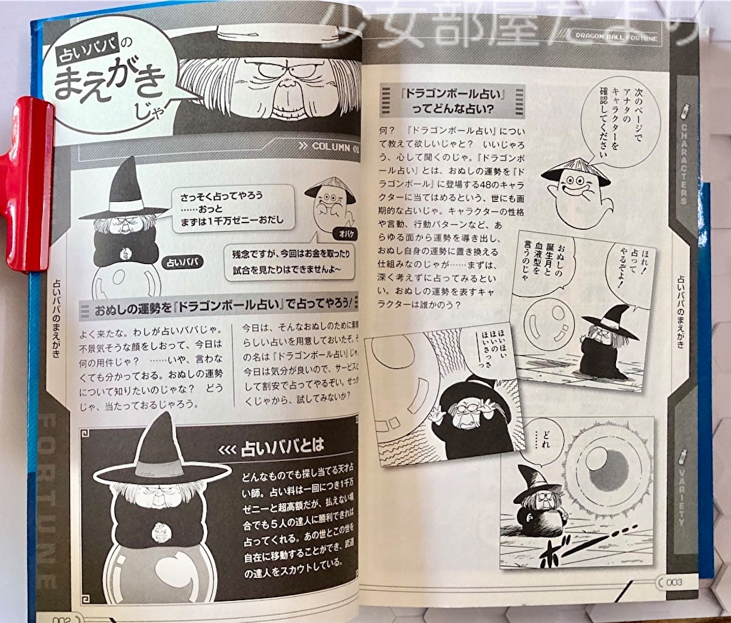 ドラゴンボール占い 〜占いババにおまかせ〜 - 少女部屋だより