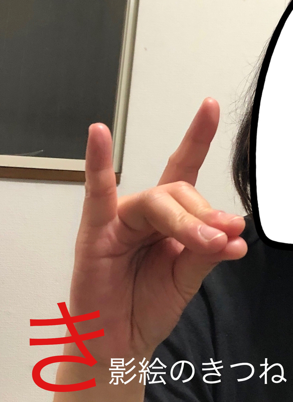 手話技能検定７級用 指文字 あいうえおかきくけこ 個人的に覚え方を考えました Tenohira のブログ