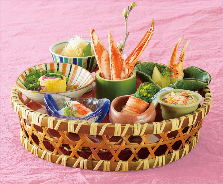 春の彩かに籠盛り 税込3300円