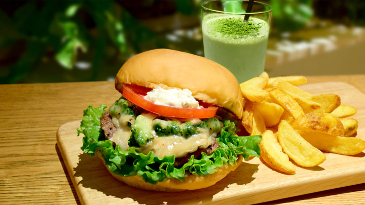 ブロッコリーチーズバーガー