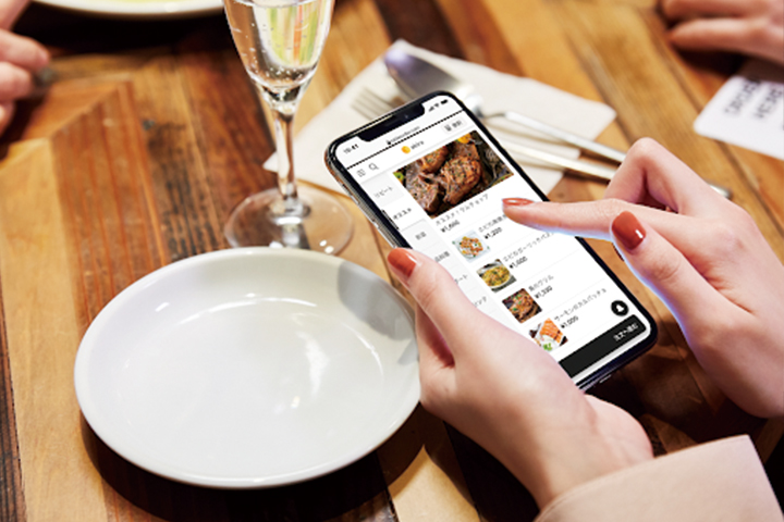 店内向けモバイルオーダーシステムのO:der