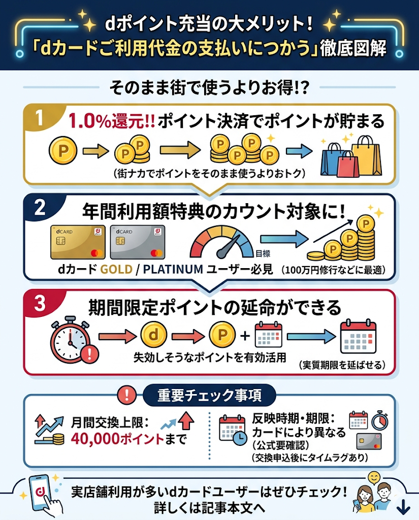 d カード ポイント 充当
