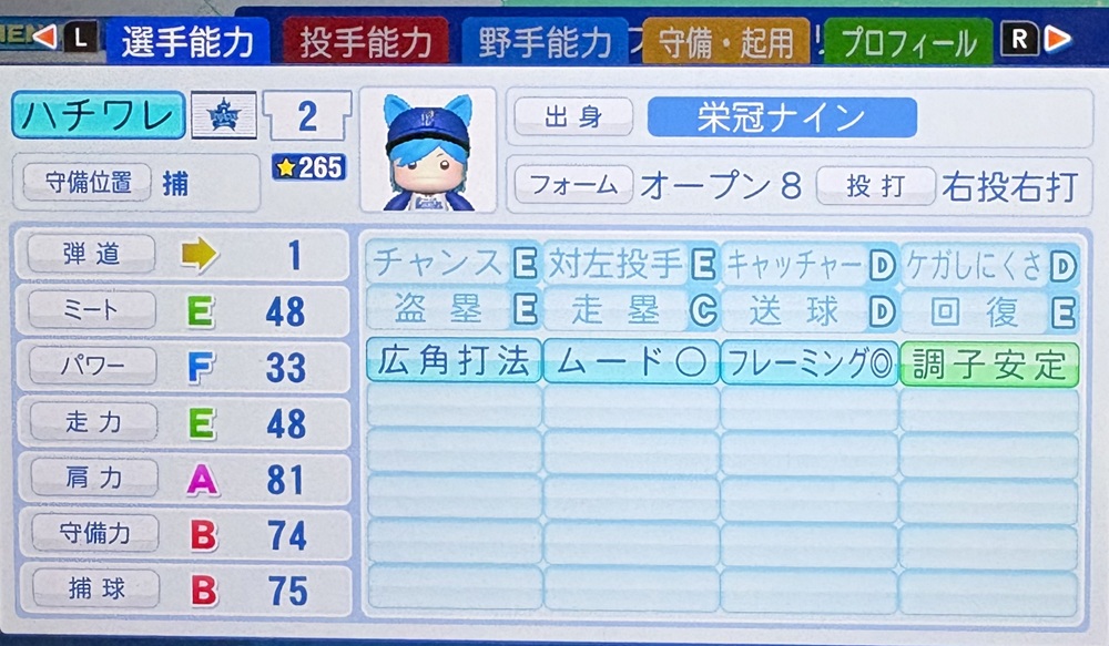 【パワプロ2026栄冠ナイン】ちいかわ高校３年目