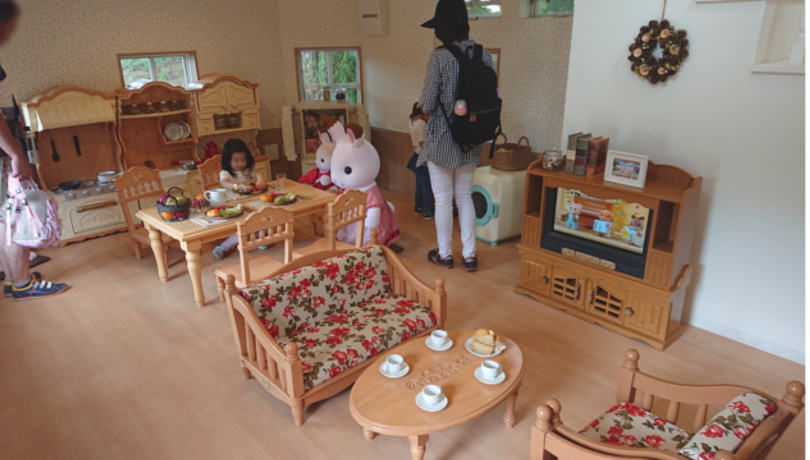 赤い屋根の大きなお家 内部