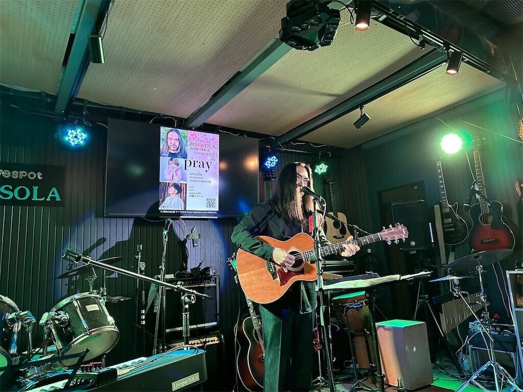 浜端ヨウヘイ/ave/anna calla「pray」@福島県二本松市・Livespot SOLA