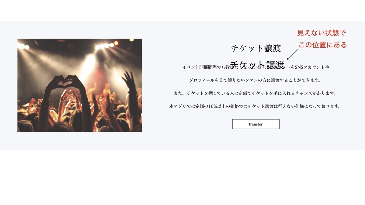 Jquery スクロール時に文字を下からフェードインさせる方法 さかいの気ままにプログラミング日記