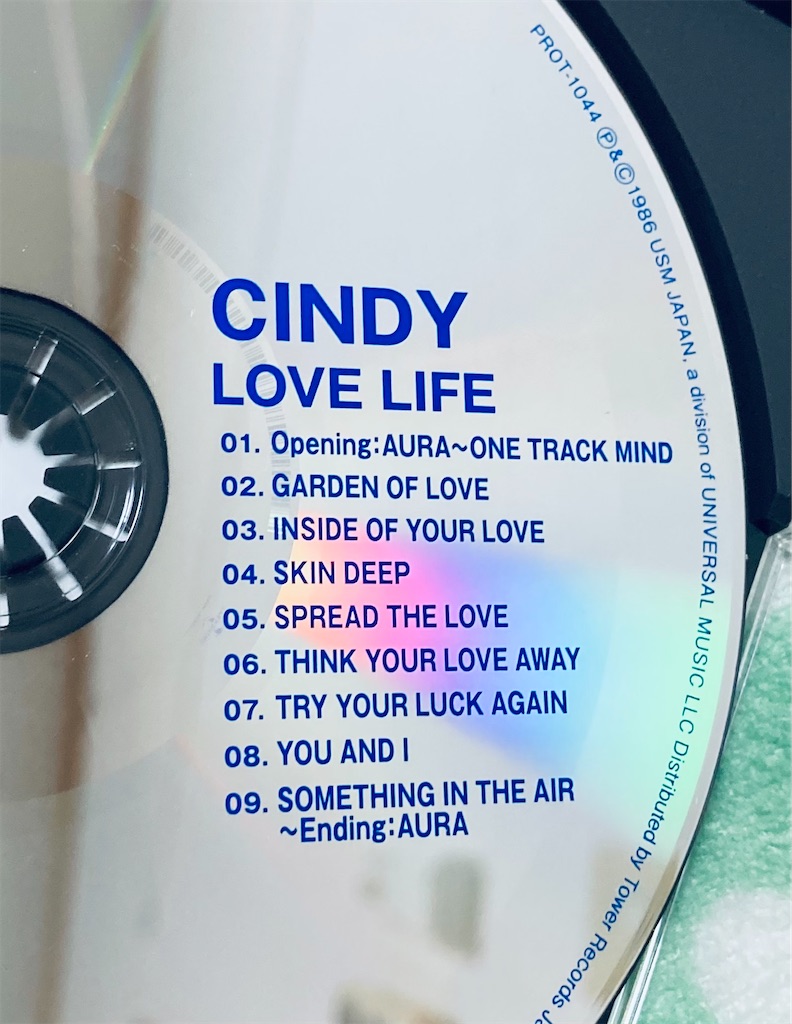 この1枚 LOVE LIFE / CINDY - shunkun's blog