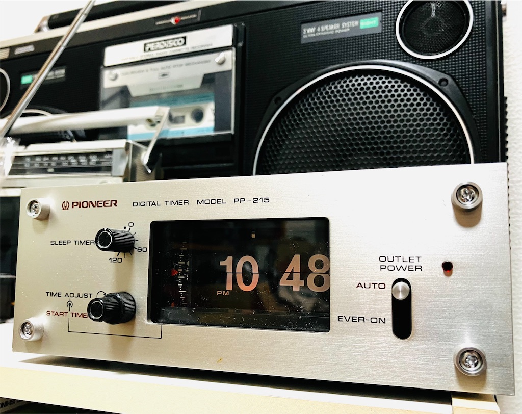 動作品】Pioneer pp-215a/パタパタ時計/オーディオタイマー 【公式通販】