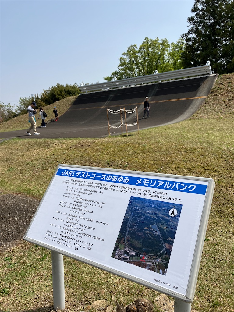 谷田部テストコースのメモリアルバンク - shunkun's blog