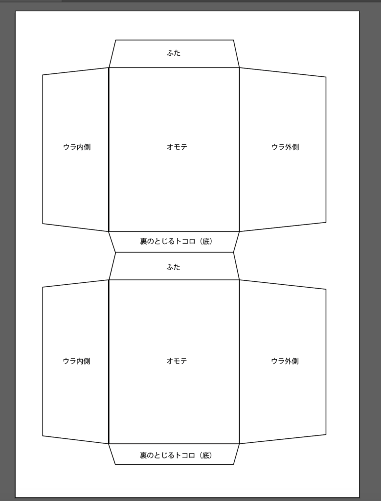 ぽち袋を作ったので テンプレを配布します 東京モラルハザード