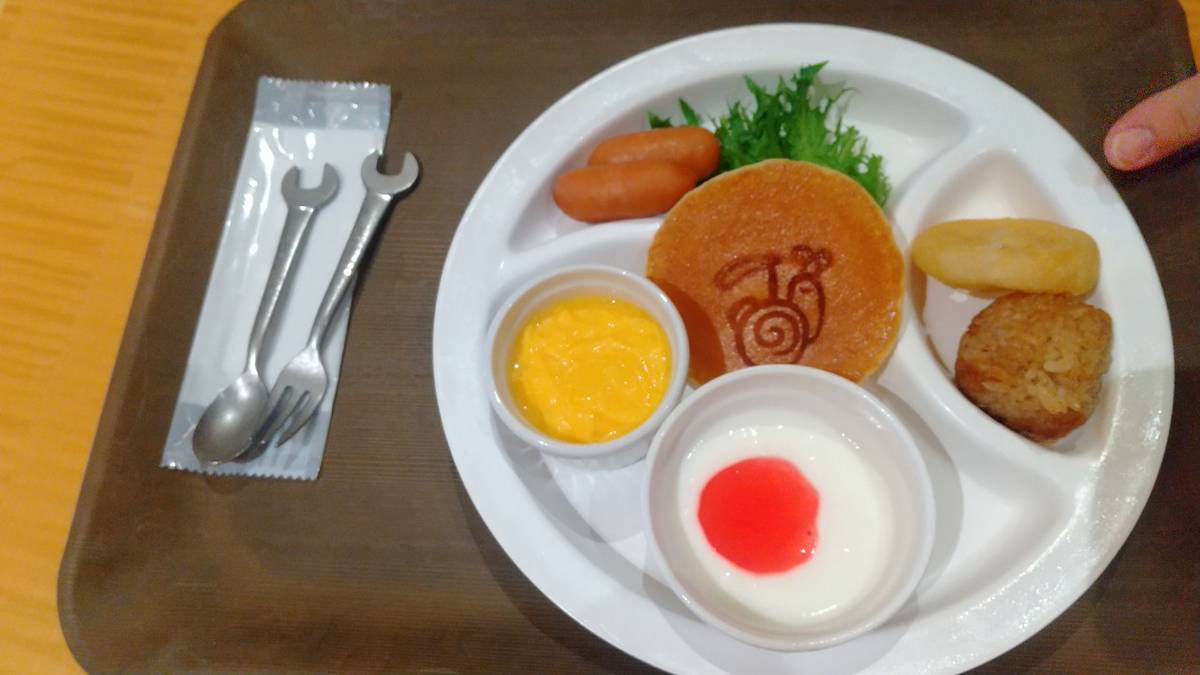 鈴鹿サーキットホテルの朝食、お子様プレート