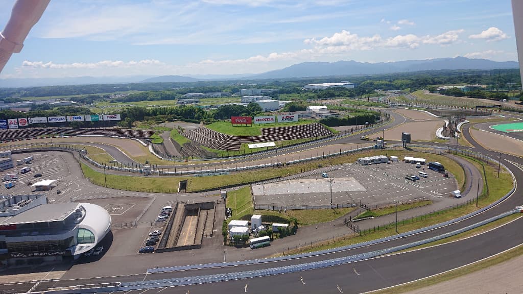 観覧車から見た鈴鹿サーキット