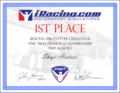 iRacing.com Award for 1st place in Prototype Challenge Time Trial Division 6 Championship 2009 s