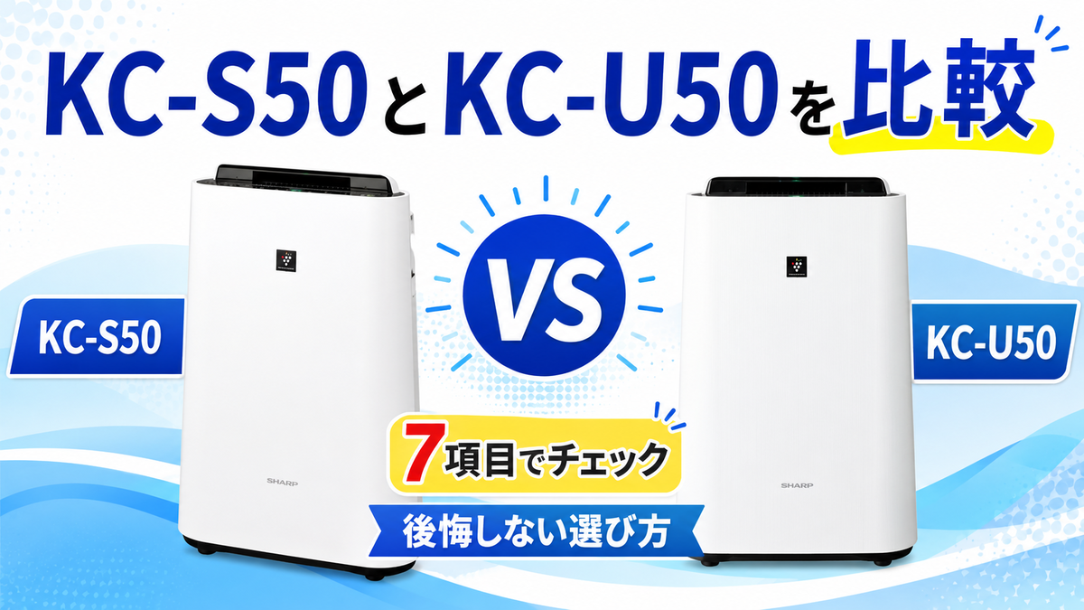 2025年式】シャープ 空気清浄機 KC-S50 本体のみ 目立つ傷なし KC-S50
