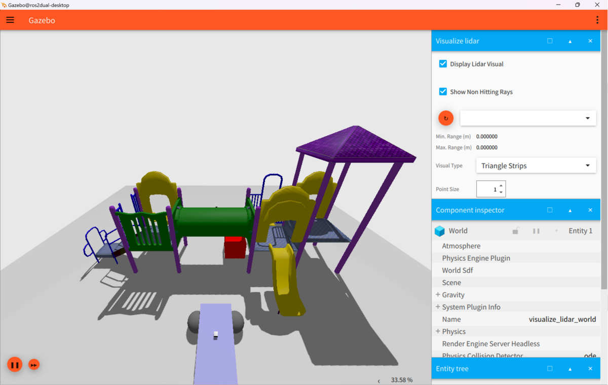 Gazebo Fortressで模擬ロボットを操縦してみる - Bye Bye Moore