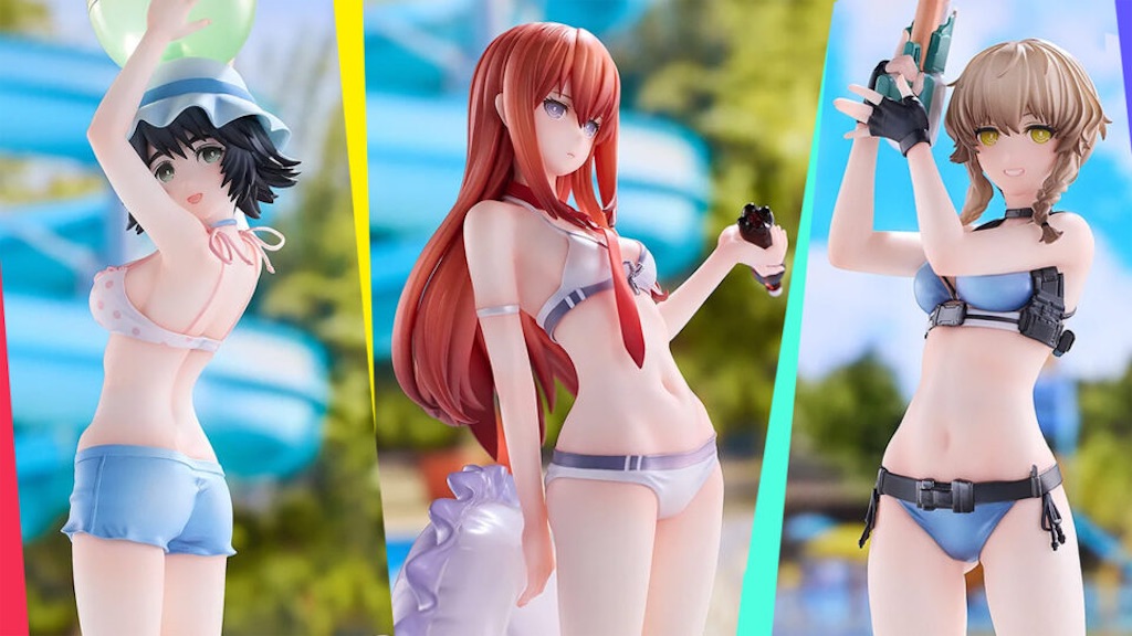 シュタゲファンなら今すぐ予約!ヒロイン3人の水着フィギュアセットの