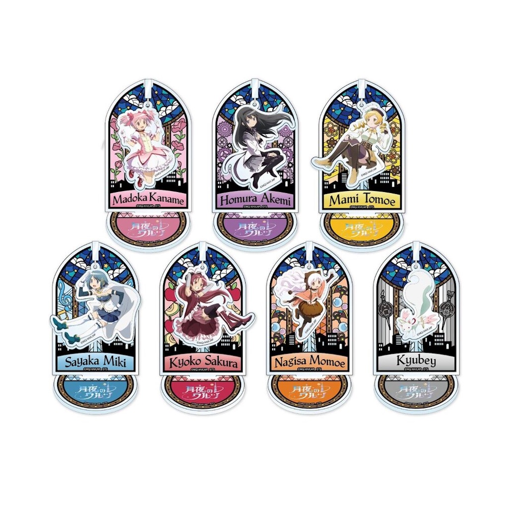 まどマギ　スカイツリー　月夜のワルツ　ホログラム缶バッジ　コンプリート セット まどマギ スカイツリー 月夜のワルツ ホログラム缶バッジ コンプリート