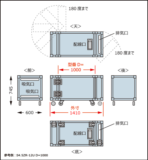 静音ラック　S4.5ZR