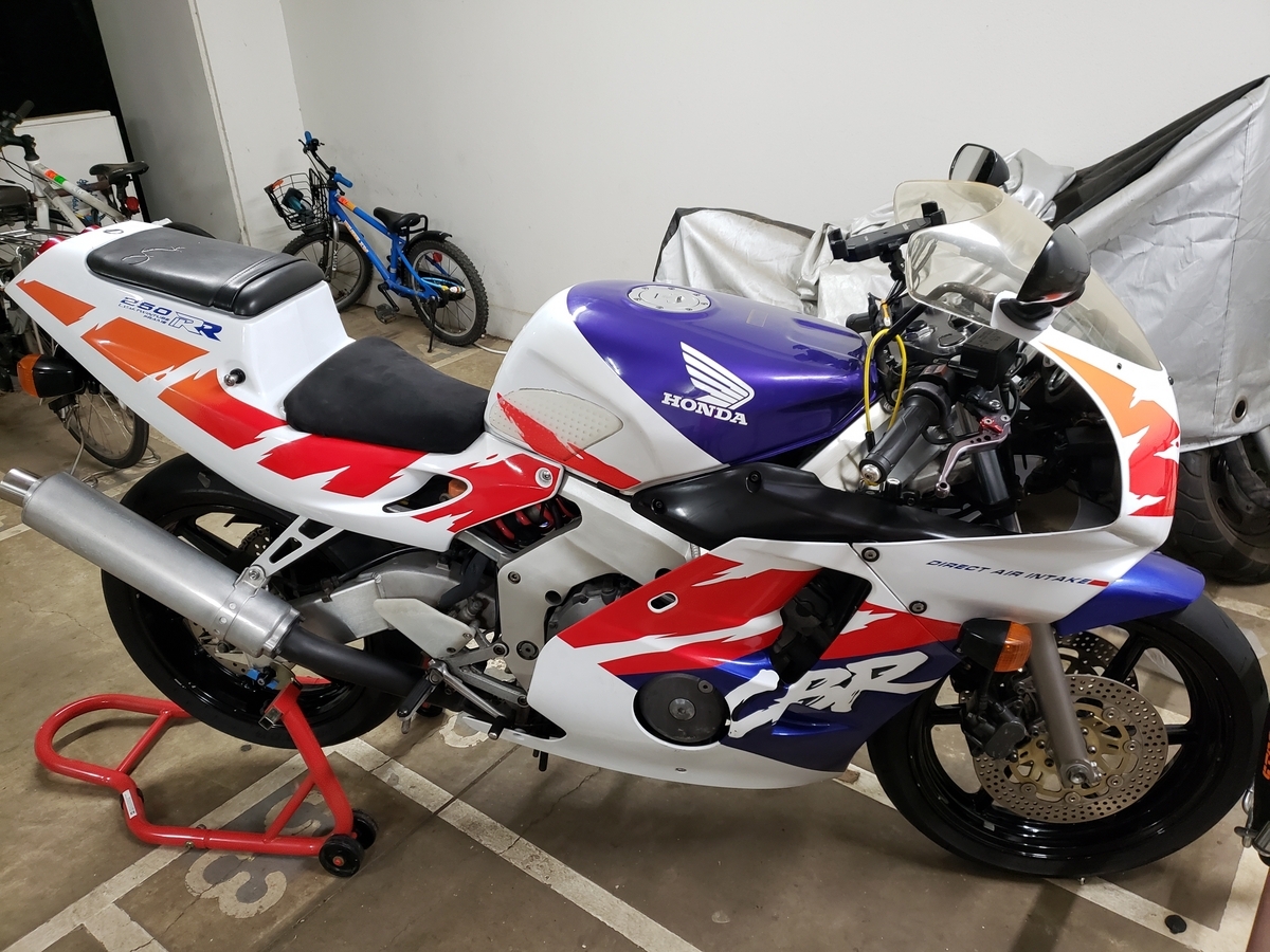 CBR250RR(MC22)のプラグ交換完了