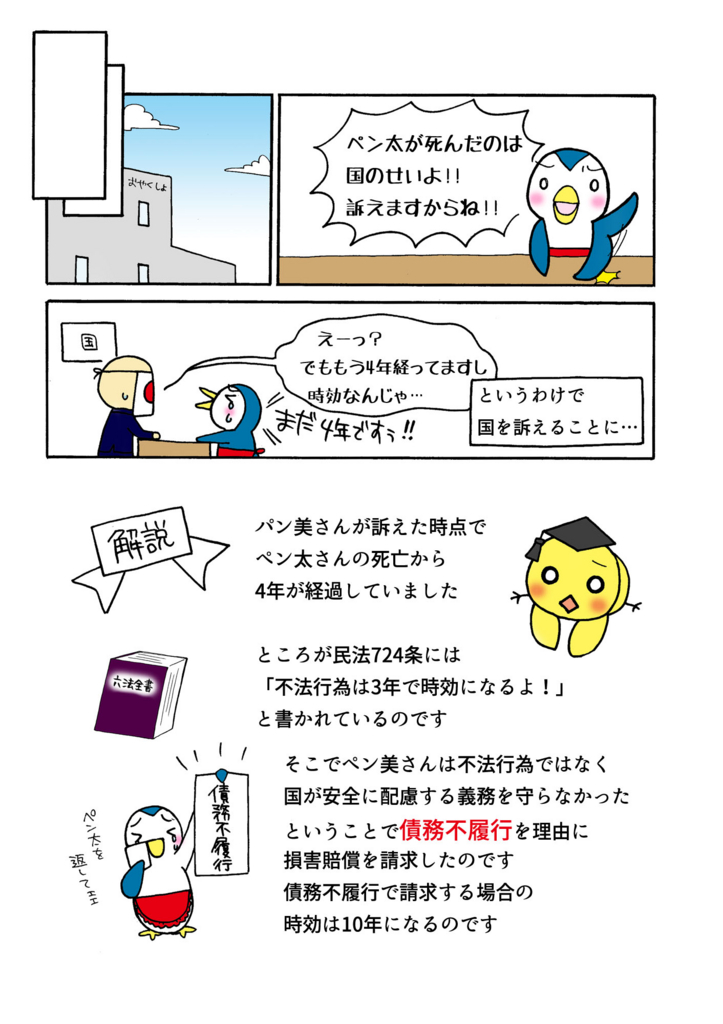 『公務員に対する国の安全配慮義務』解説マンガ3ページ目