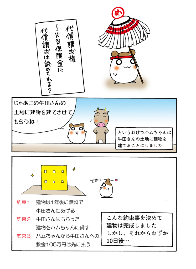 『代償請求権』解説マンガ1ページ目