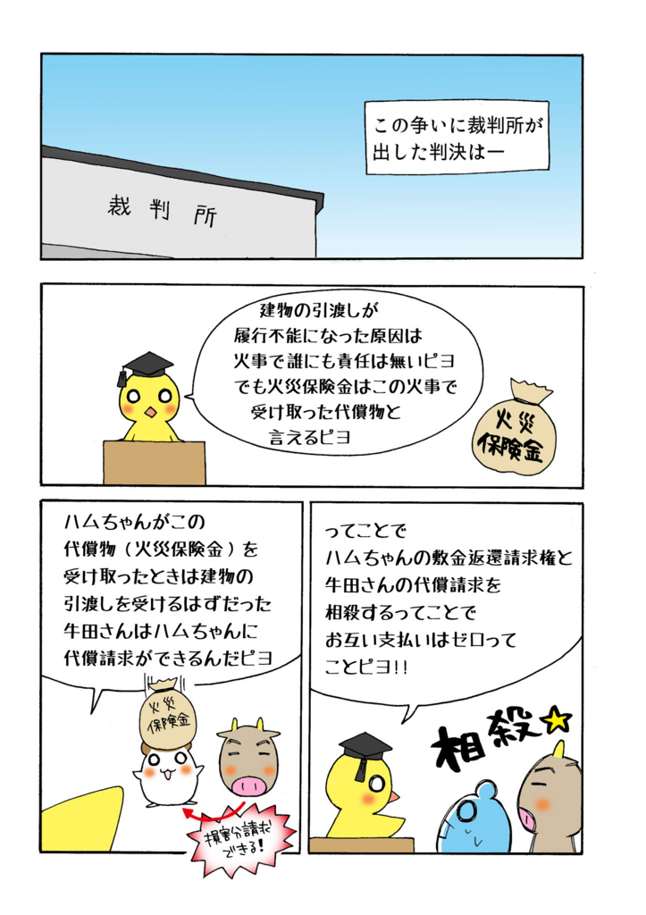 『代償請求権』解説マンガ3ページ目