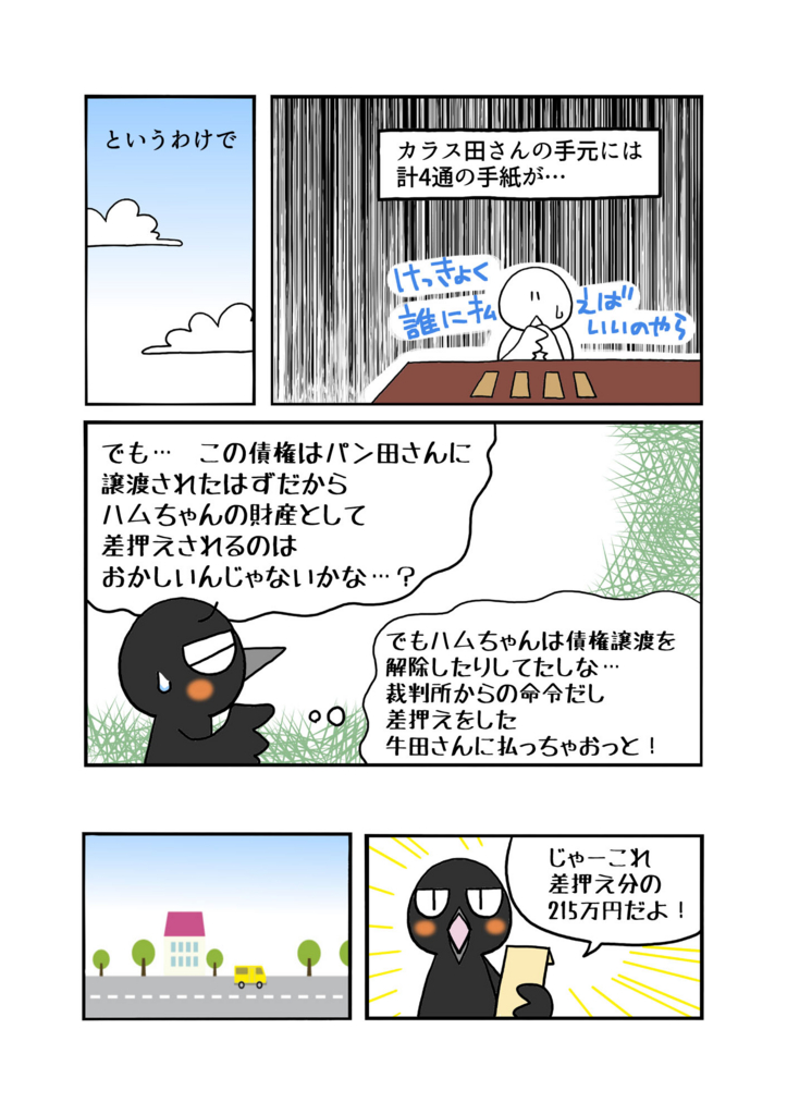 『詐称代理人と債権の準占有者』マンガ6ページ目