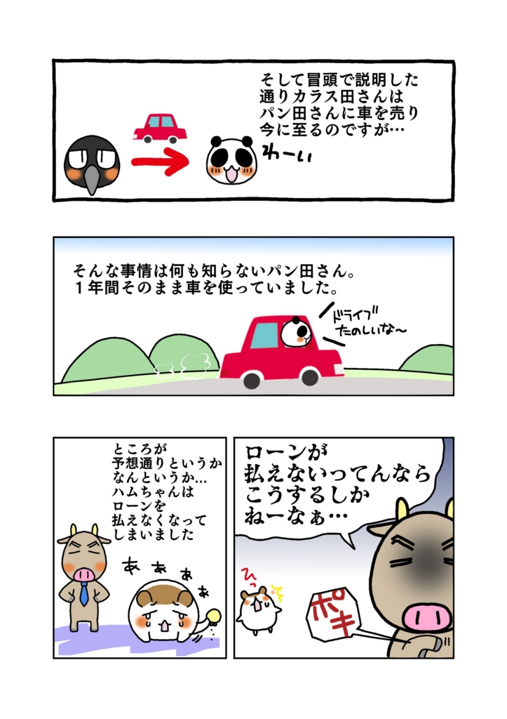 『他人物売買の契約解除と買い主の使用利益』解説マンガ4ページ目