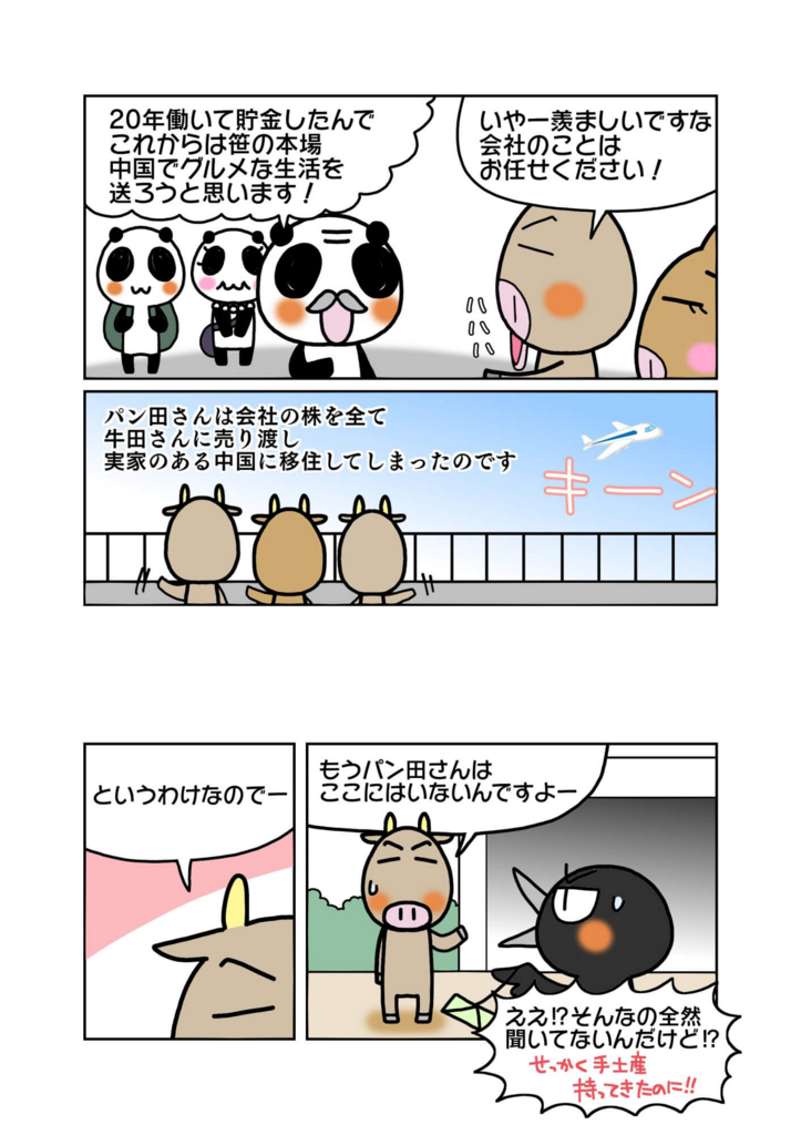 『賃借権の譲渡』解説マンガ3ページ目