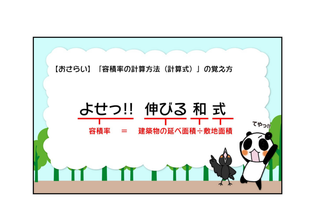 『容積率の計算方法（計算式）の覚え方』3ページ目