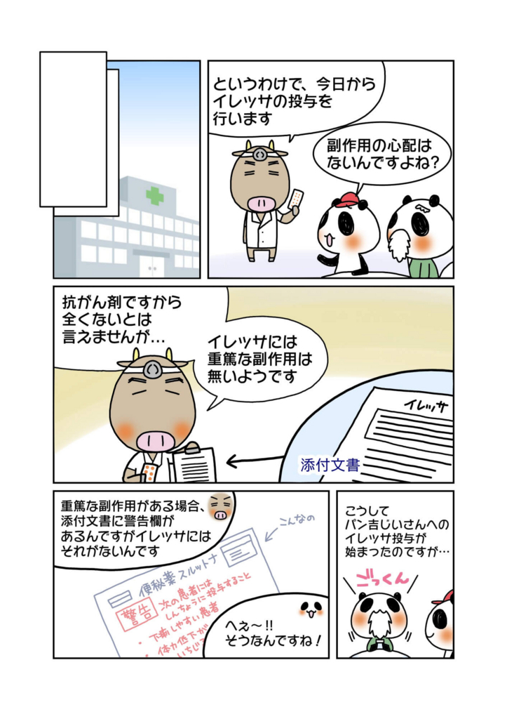 『イレッサ薬害訴訟』解説マンガ2ページ目