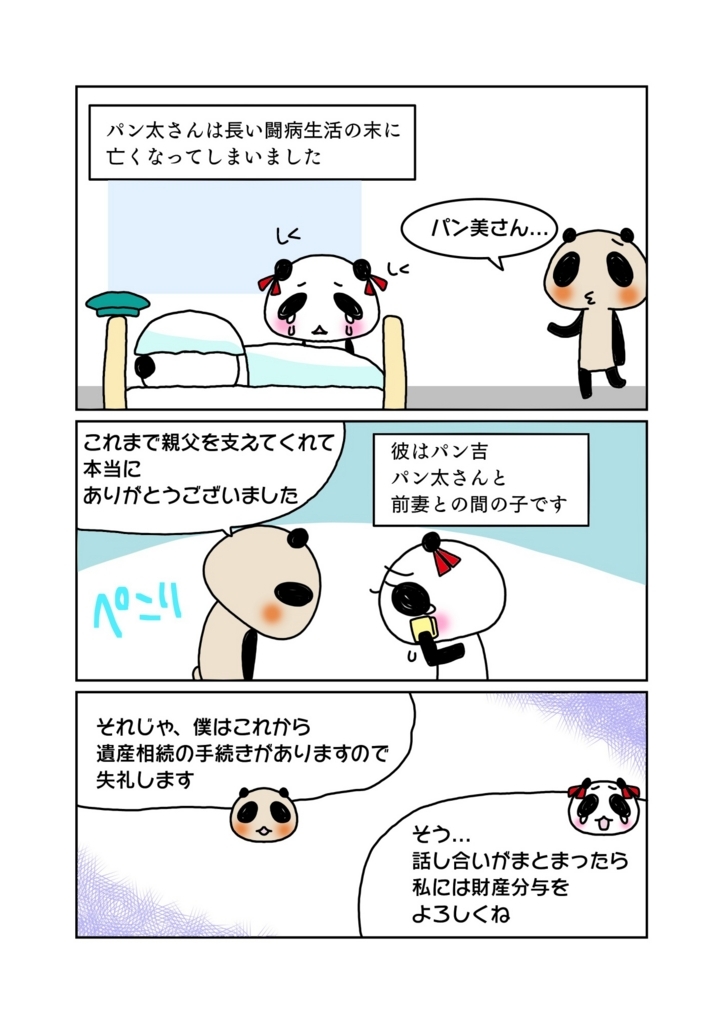 『内縁の夫死亡時の財産分与』解説マンガ2ページ目