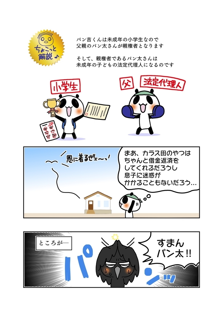 『連帯保証等と利益相反行為』解説マンガ5ページ