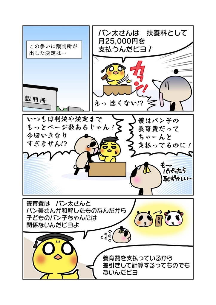 『子どもからの扶養料請求』解説マンガ7ページ目