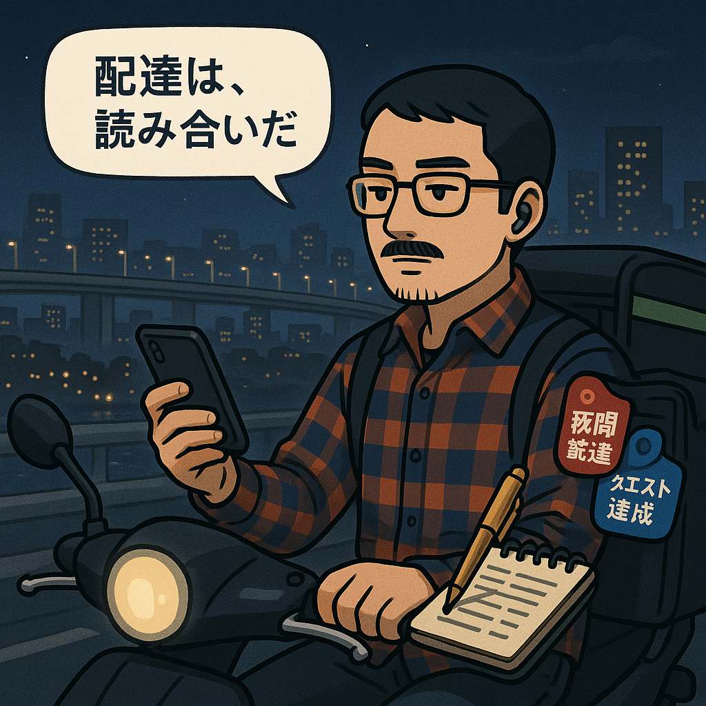 配達は読みあいだ