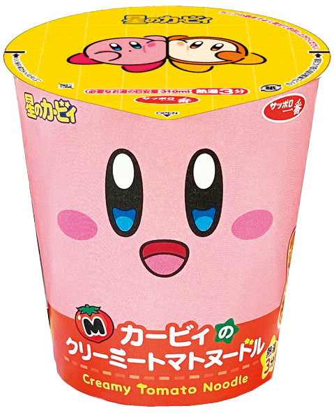 カービィのクリーミートマトヌードル（カップ麺）