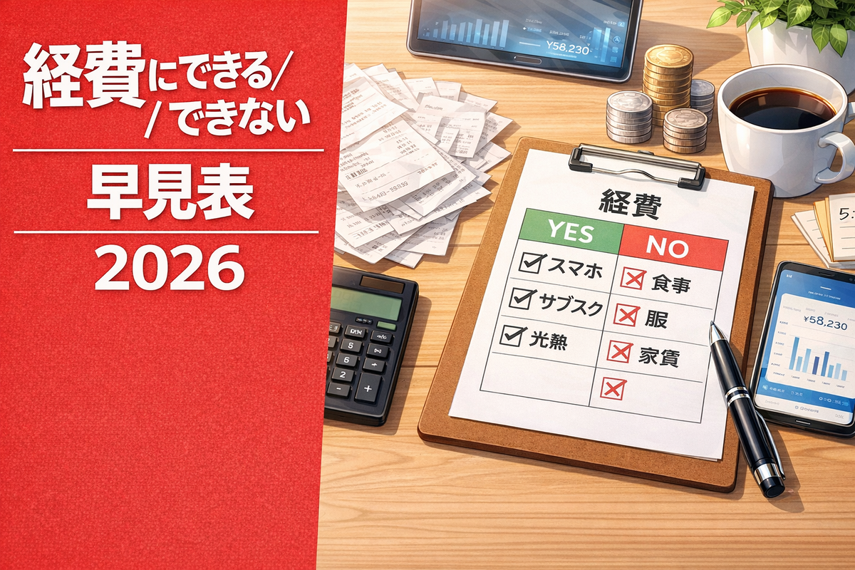 経費にできるか迷う境界線を早見表で整理した2026年版ガイドのサムネイル