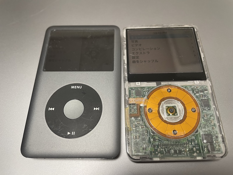 iPodのクリックホイールを交換して、SDカード化して再び令和最新iPodが