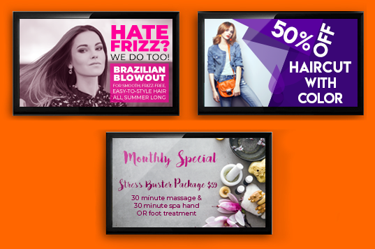 Impact of Digital Signage in Increasing Salon Popularity Digital Signage Enhance Salon Marketability