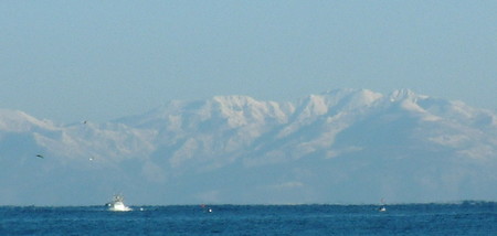 石狩湾冬景色（2005年12月8日撮影）　