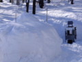 [小樽の風景]裏山にて2011年2月9日撮影