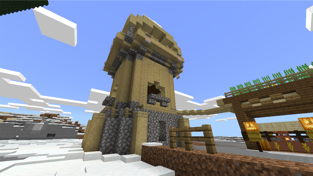 3週目 新 マイクラ進展報告 紫蘭さんの化石研究