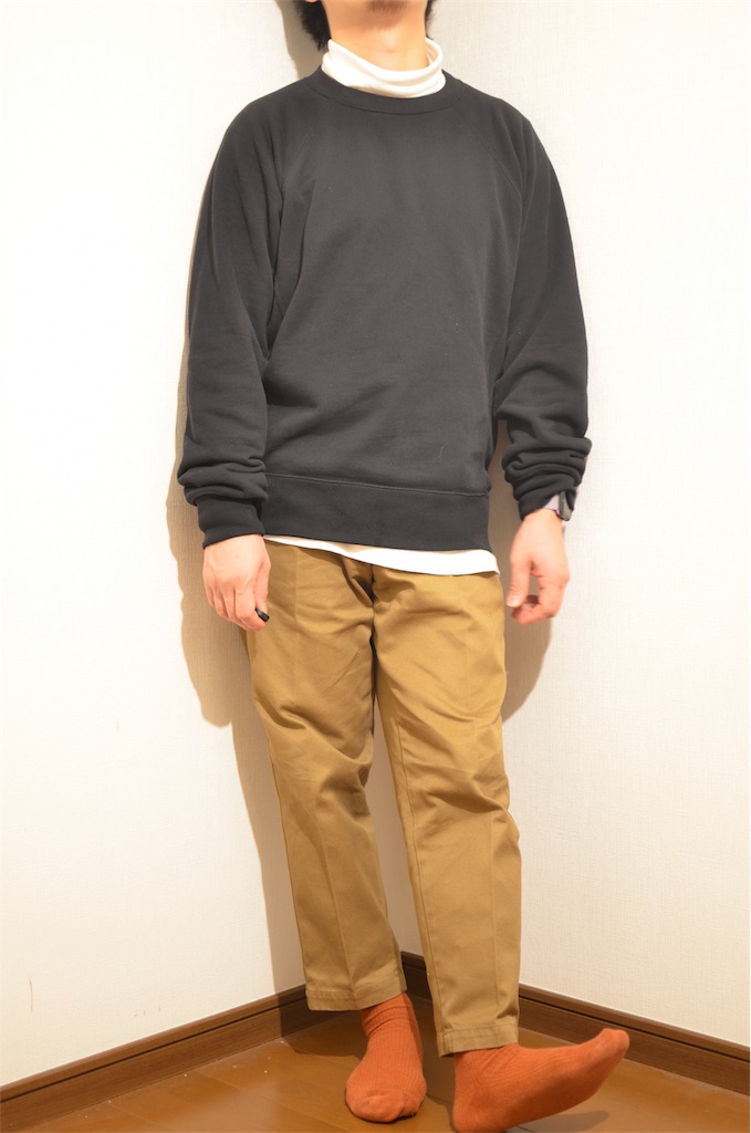 神パンツ高コスパ ワイドフィットテーパードアンクルチノ - 服と日本酒