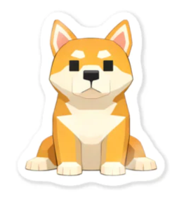 柴犬のステッカー