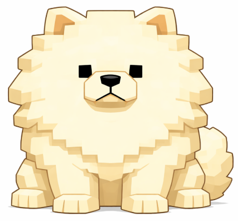 毛量が増えすぎた生成画像