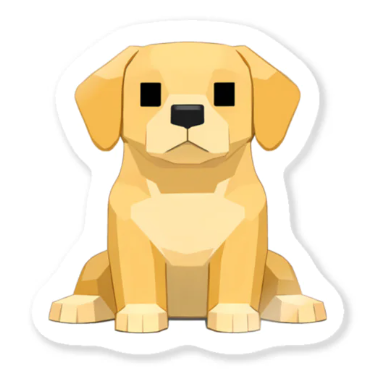 ラブラドールレトリバーののステッカー