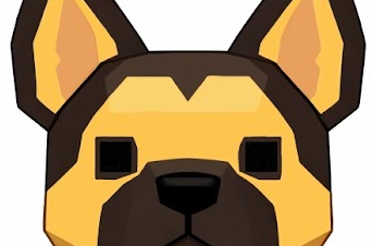 調整後。目の周りに茶色を足し、額の模様を控えめに調整。