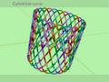 円柱面曲線