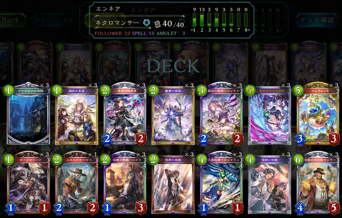 シャドウバース【エンネアネクロ】創造のエンネアビート【リナセント